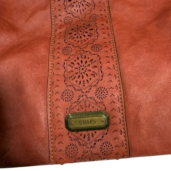 Chaps Red Hobo Bag - Picture 5 of 9